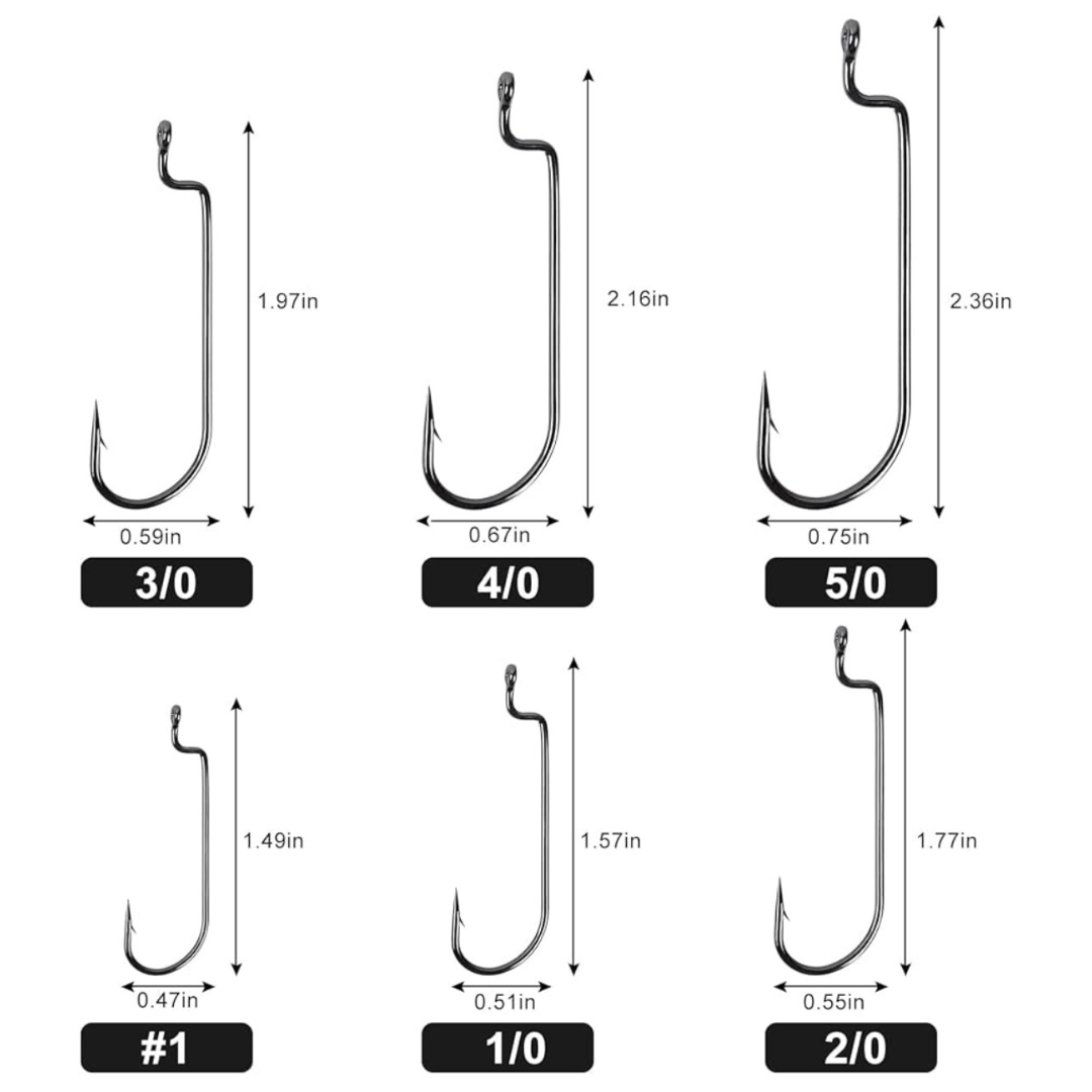 Offset Round Bend Hooks